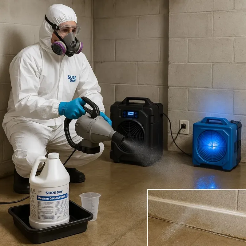 Sanitization and Odor Removal process in Woodville, FL